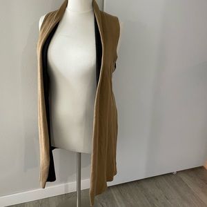 August Silk Vest Camel